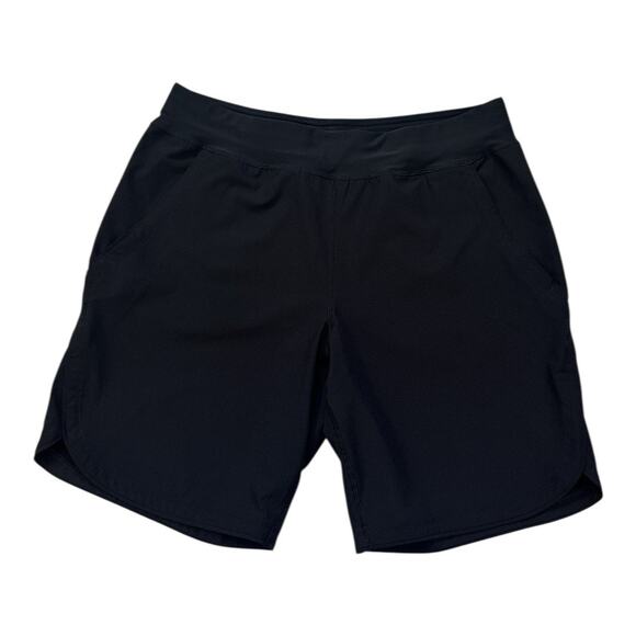 Lands End Women's Sun Shade UPF 50 9" Board Shorts Black Size 12 Swim Unlined - Picture 2 of 6